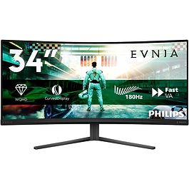 Philips - 34-inch Gaming Curved Ultrawide Display 180Hz (34M2C3500L)