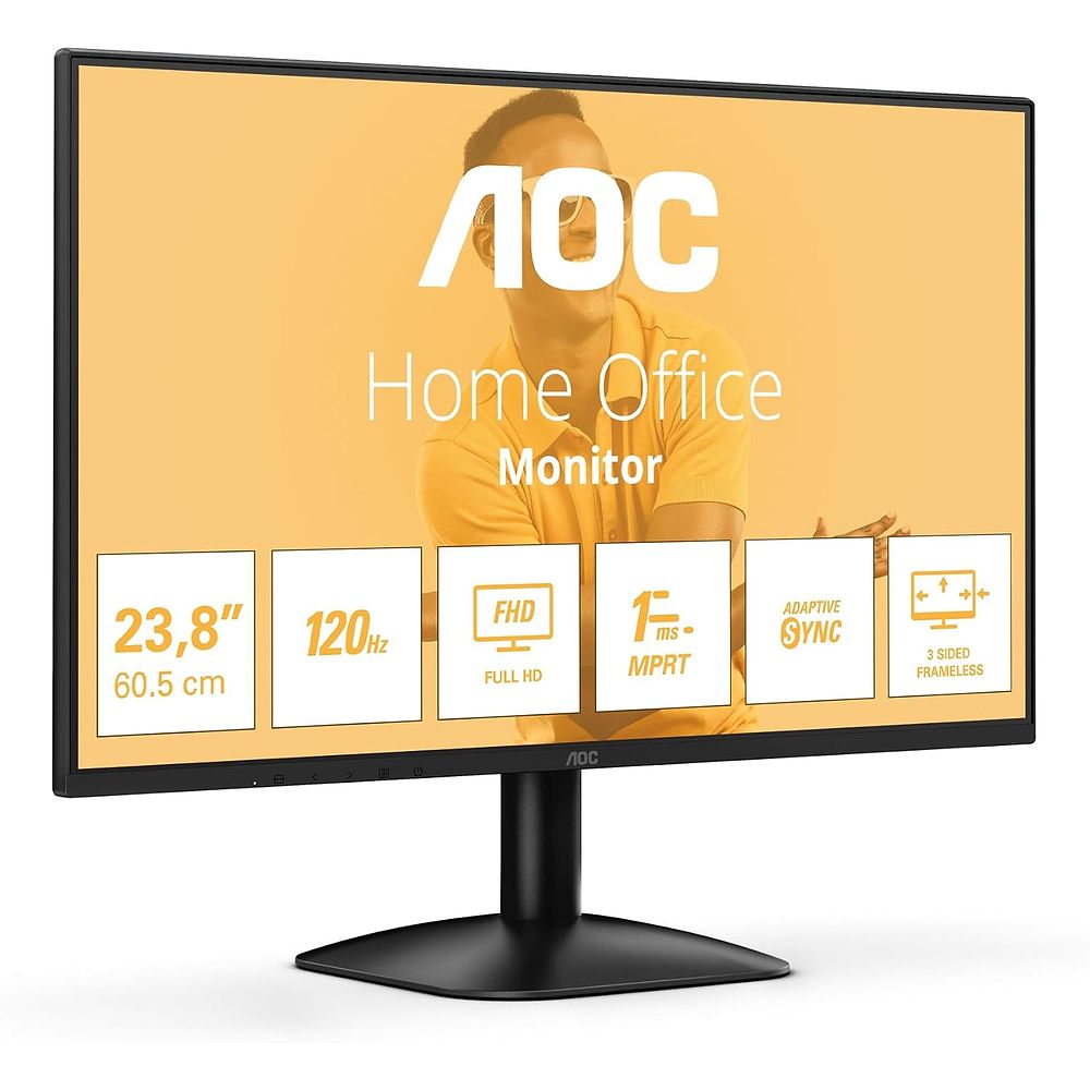 AOC - 23.8-inch Display Full HD 120Hz with Speakers