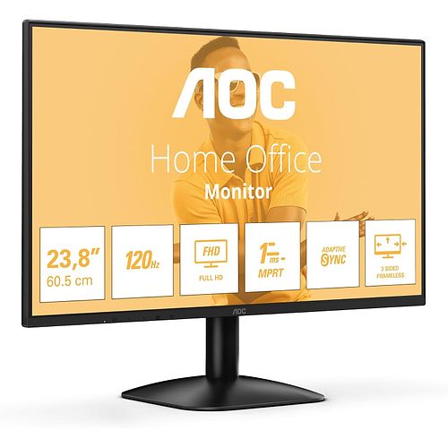 AOC - 23.8-inch Display Full HD 120Hz with Speakers