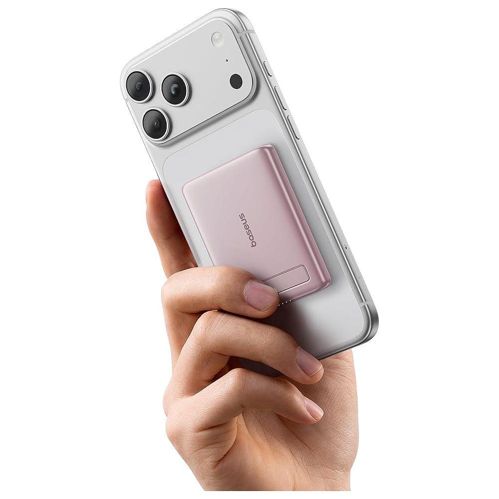Baseus - PicoGo Qi2 5000mAh Magentic Power Bank with Rotatable Stand 15W