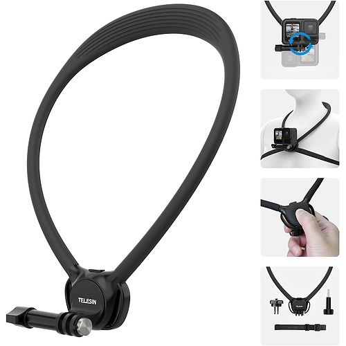 Telesin - Action Camera Neck Mount / Black