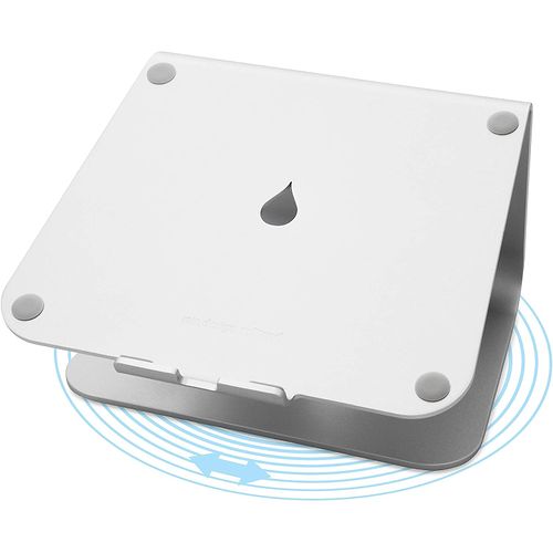 mStand - Laptop Stand w/ Swivel Base / Silver