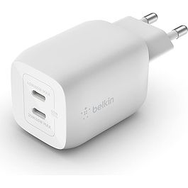 Belkin - 65W Dual USB-C Power Adapter / White