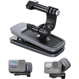 Telesin - Backpack Clip Mount for Action Cameras / Black