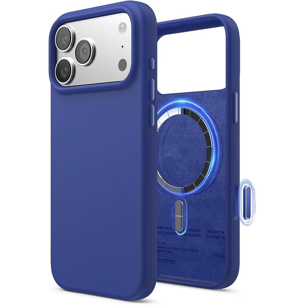elago - Magnetic Silicone Case with Camera Control for iPhone 18 Pro Max and iPhone 17 Pro Max