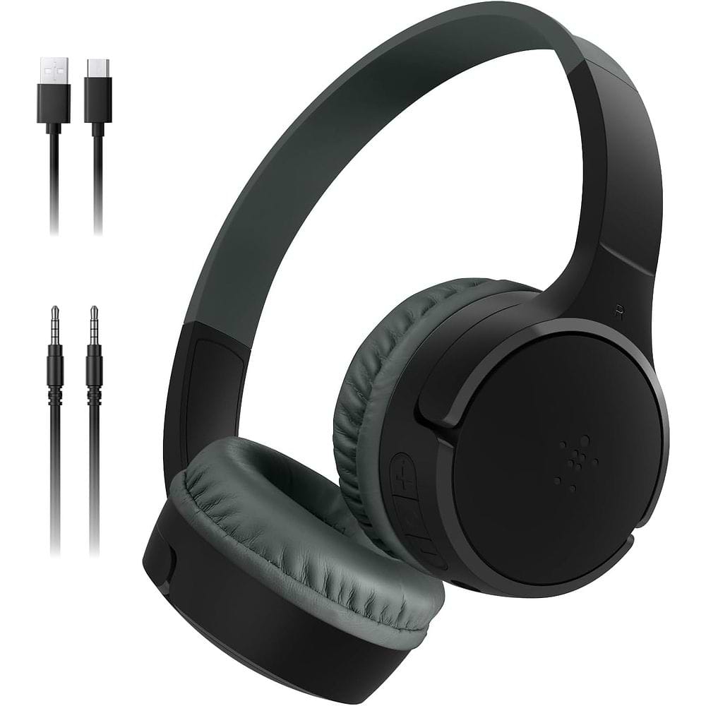 אוזניות הילדים Belkin SOUNDFORM Mini (2nd Gen) מספקות חוויית האזנה אלחוטית נוחה ובטוחה עם הגבלת עוצמה ל־85dB, סוללה של עד 30 שעות, Bluetooth 5.3 ומיקרופון מובנה לשיחות וללמידה. כוללות אפשרות לחיבור אלחוטי או קווי (3.5 מ״מ), טעינה באמצעות USB-C ועיצוב מותא