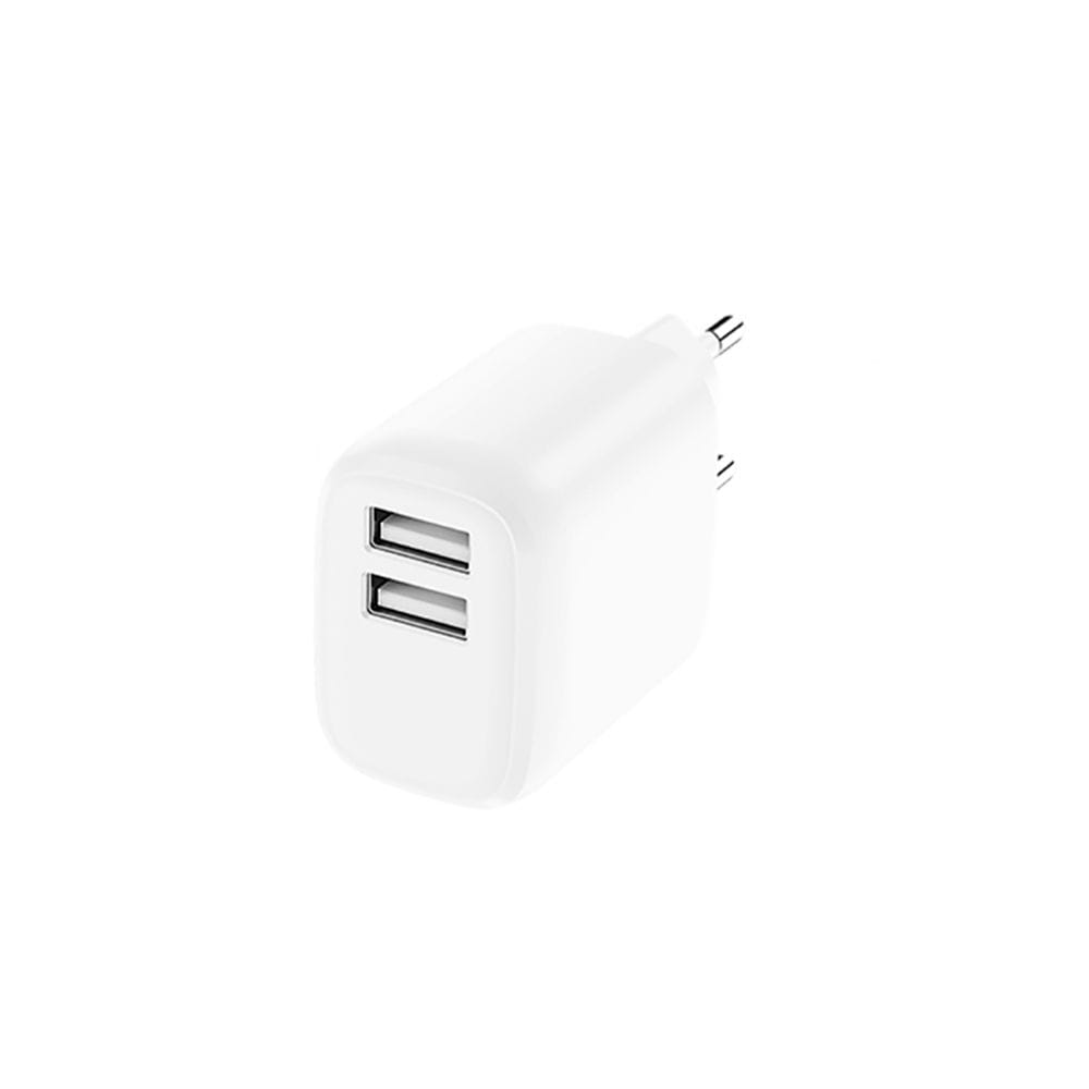 Essentials Dual 12W Wall Charger White