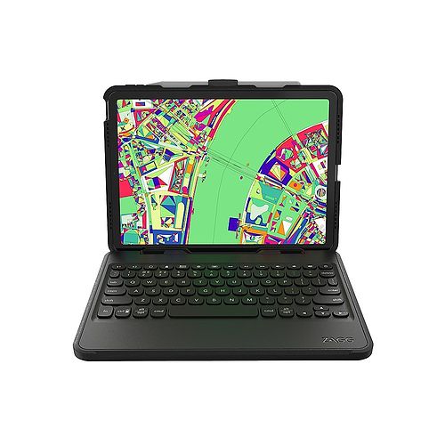 ZAGG - Rugged Book Wireless Keyboard for iPad Air 10.9 & iPad Pro 11 / Black