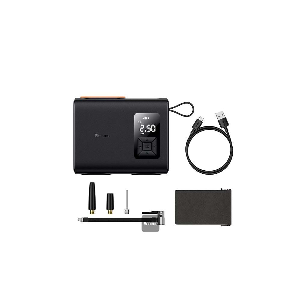 Baseus - Mega EnergyPump Series Dual Cylinder Wireless Inflator / Black