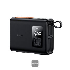 Baseus - Mega EnergyPump Series Dual Cylinder Wireless Inflator / Black