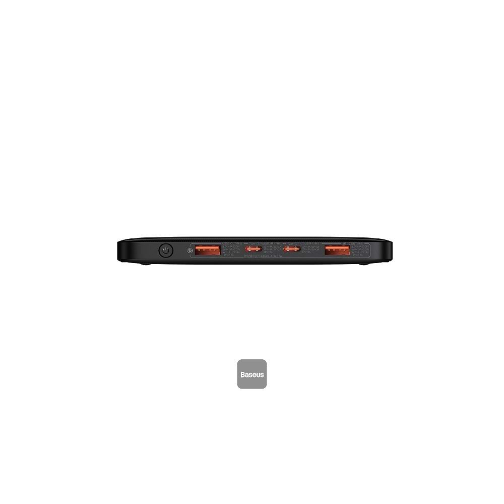 Baseus - Blade Power Digital Display 20000mAh Power Bank / Black