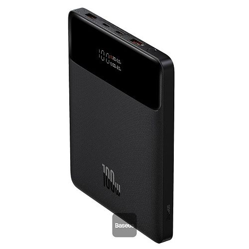 Baseus - Blade Power Digital Display 20000mAh Power Bank / Black