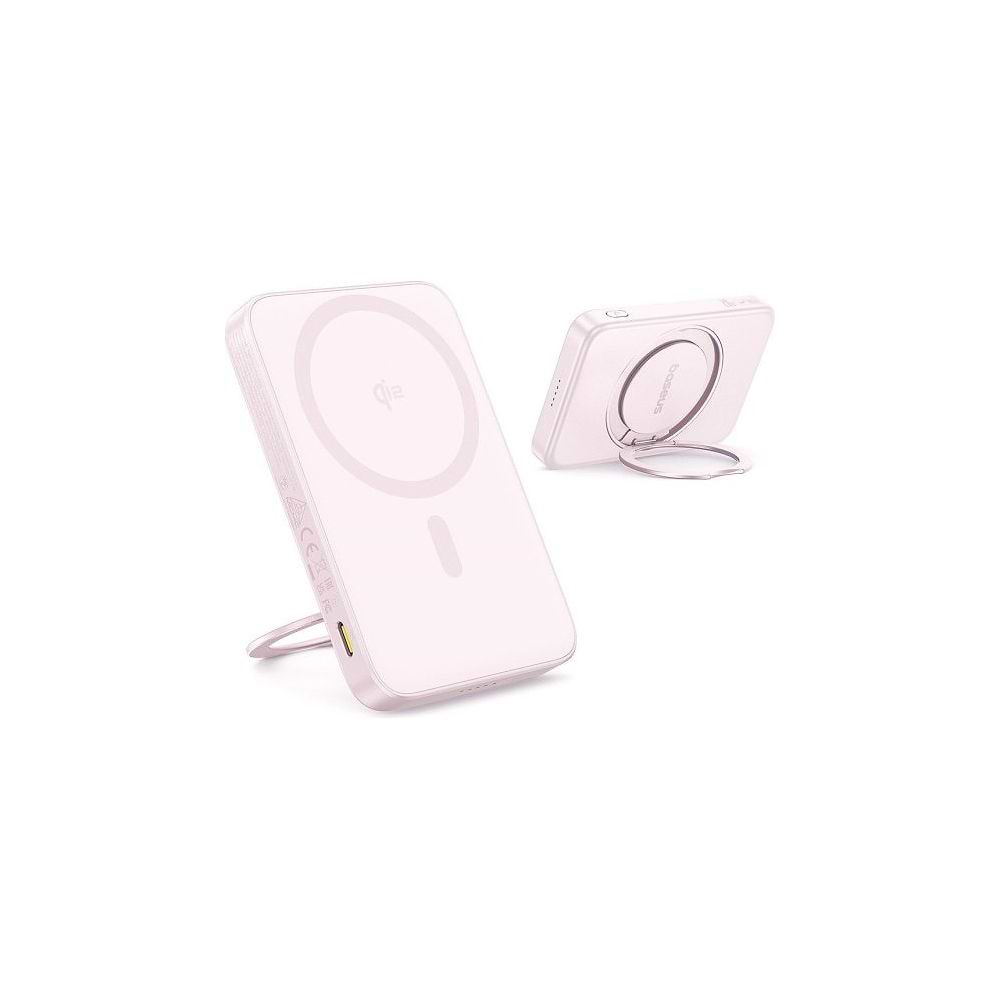 Baseus - PicoGo Qi2 5000mAh Magentic Power Bank with Rotatable Stand 15W