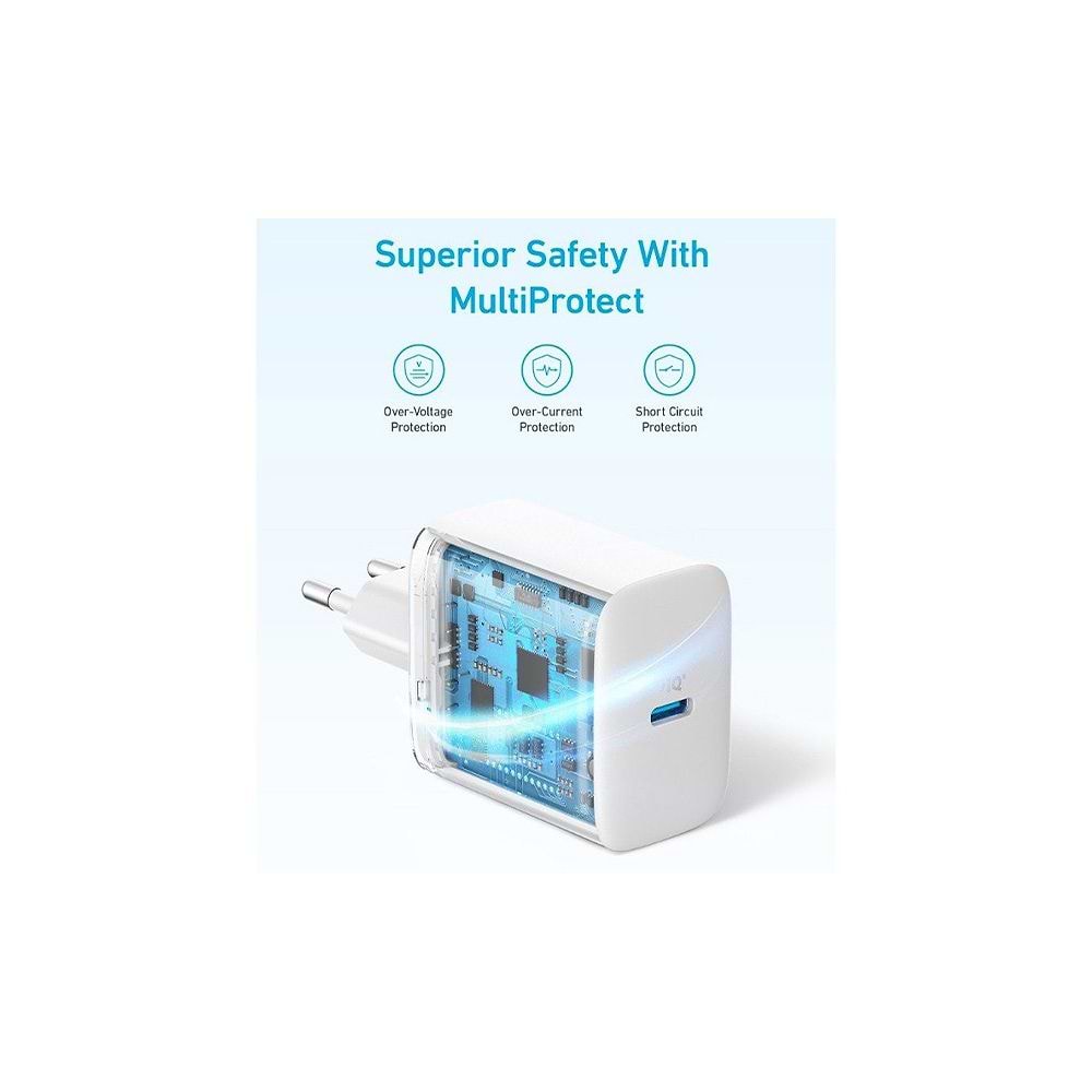 Anker - 20W USB-C Power Adapter / White