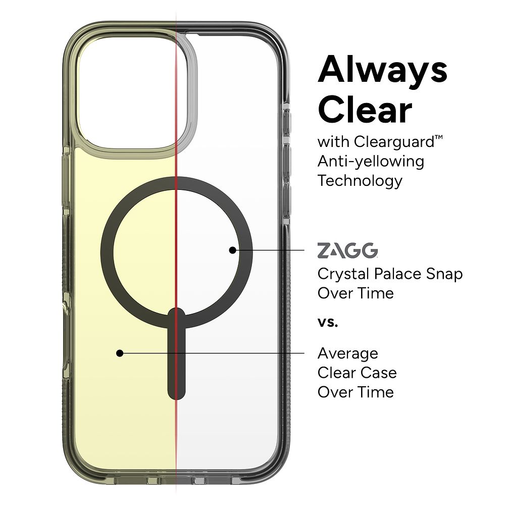ZAGG - Santa Cruz Snap Case for iPhone 16 Series / Clear