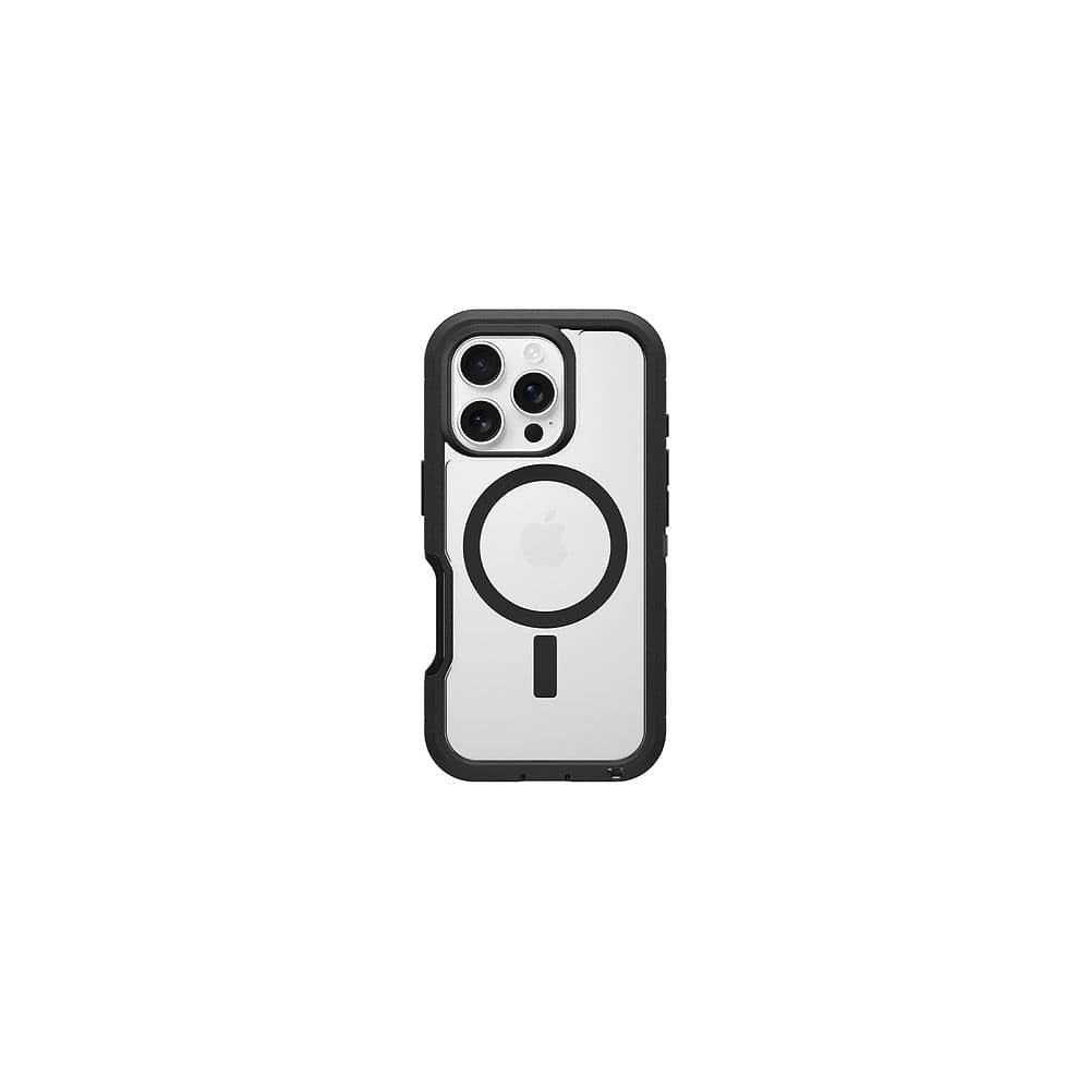 OtterBox - Defender XT Case with MagSafe for iPhone 16 Pro Max / Clear/Black