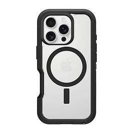 OtterBox - Defender XT Case with MagSafe for iPhone 16 Pro Max / Clear/Black