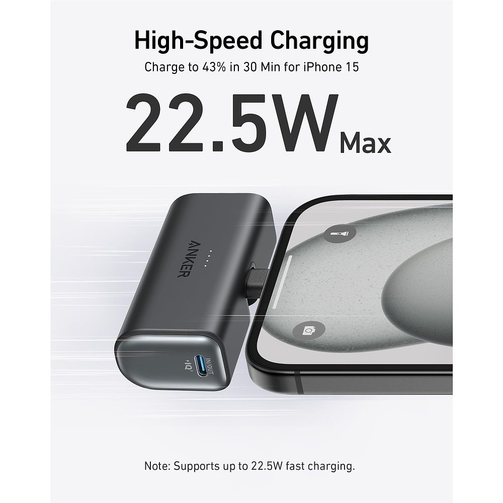 Anker - 22.5W Power Adapter / Black