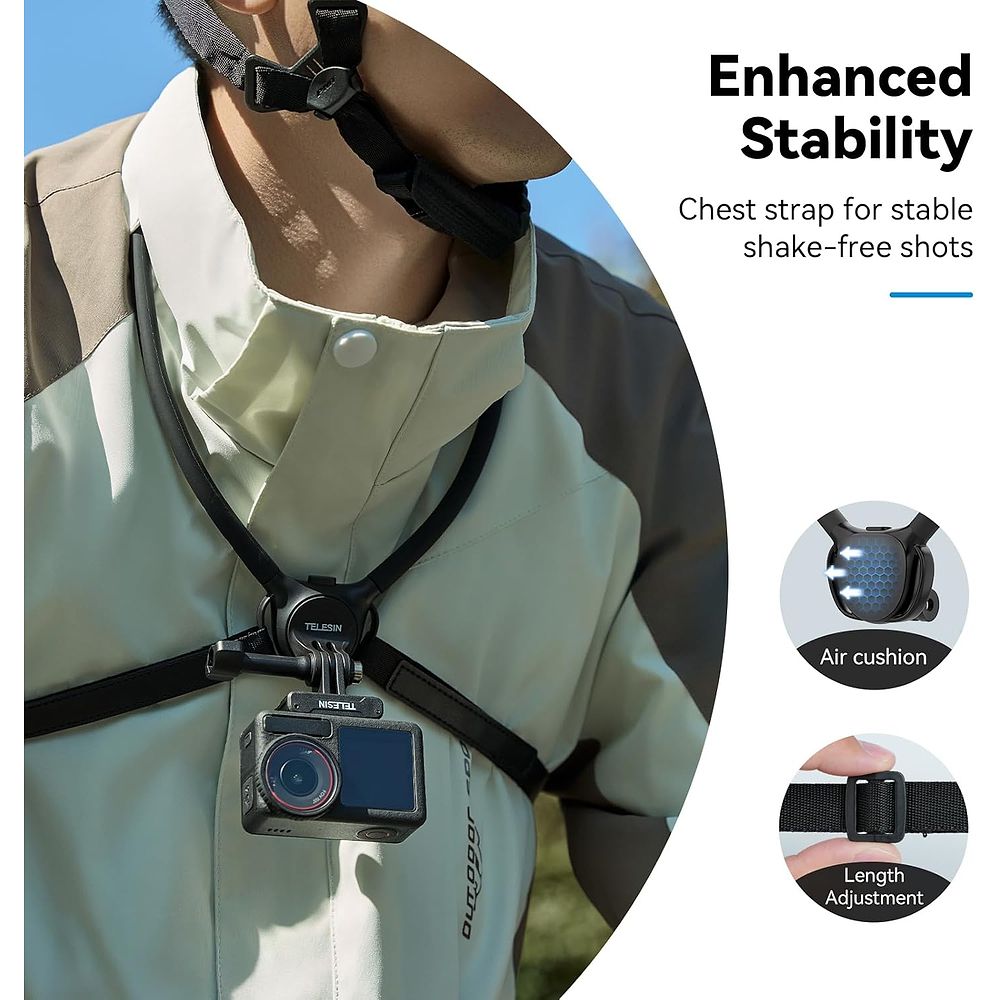Telesin - Action Camera Neck Mount / Black 
