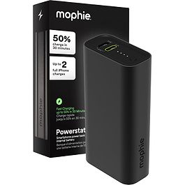 mophie - 30W Power Bank Pro 10,000mAh with USB-C / Black