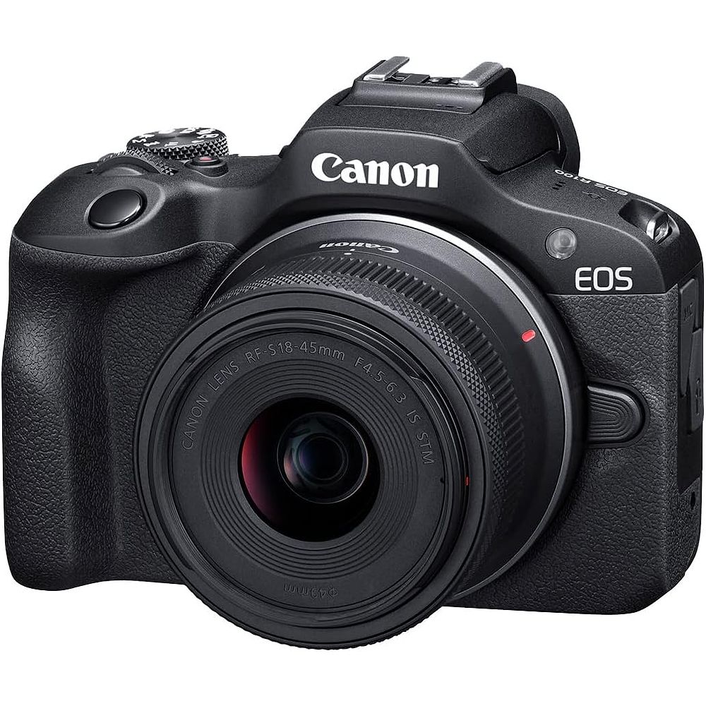 Canon - R100 Camera with 18-48mm Lens / Black