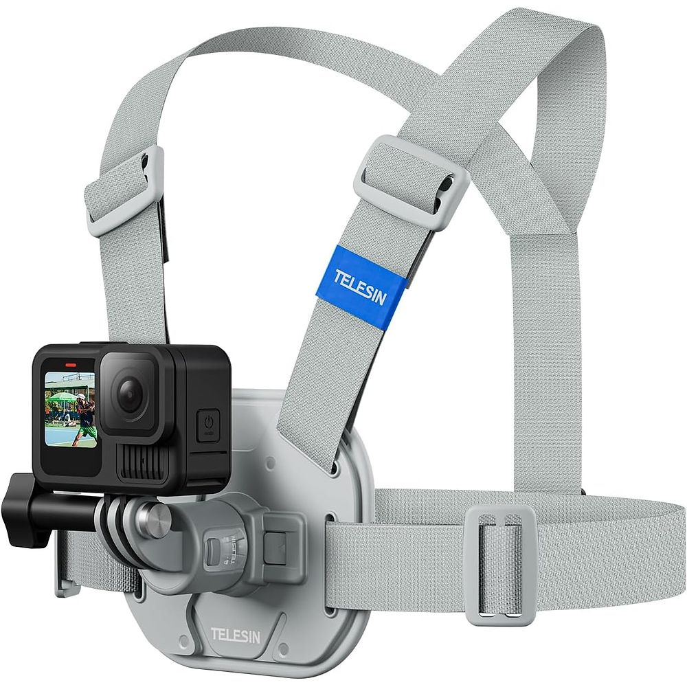 Telesin - Chest Strap with J Hook for Action Cameras / Black 