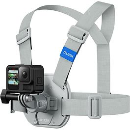 Telesin - Chest Strap with J Hook for Action Cameras / Black