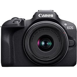 Canon - R100 Camera with 18-48mm Lens / Black