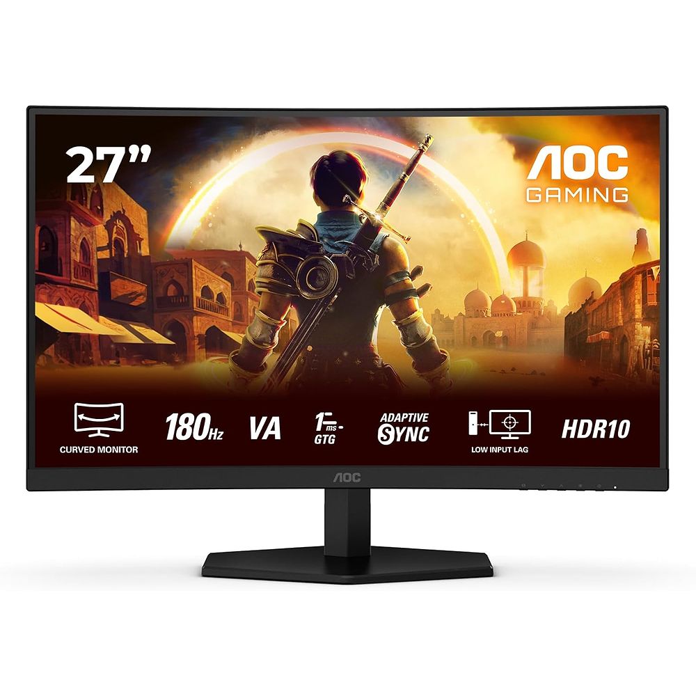 AOC - 27-inch Curved Gaming Display 180HZ / Black
