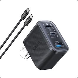 Anker - 70W Power Adapter with USB-C Cable / Black