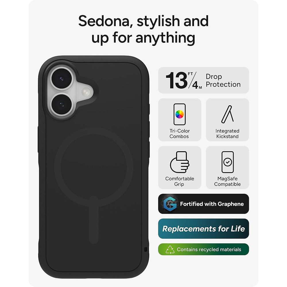 Zagg - Sedona Snap Case for iPhone 17 