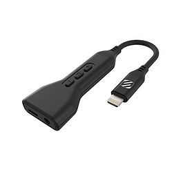 SCOSCHE - Audio Adapter with Charge Port / Black