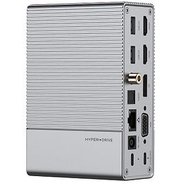 HYPER - GEN2 18-Port USB-C Docking Station + 180W Power Adapter Bundle 