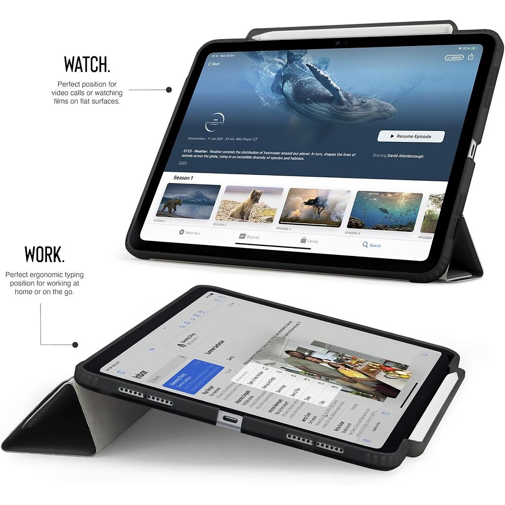 Pipetto - Origami No.3 Case for iPad Pro 11-inch (M5) / Black 