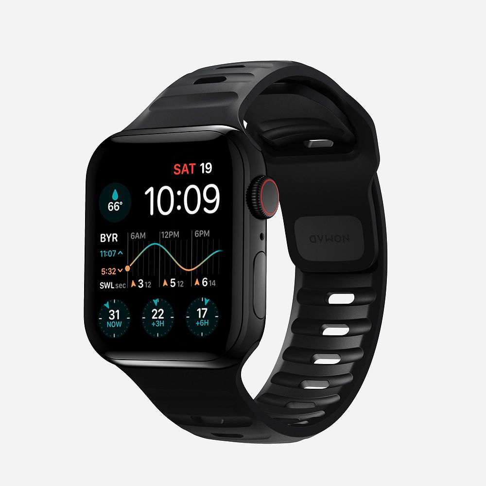 NOMAD - Waterproof Sport Band for Apple Watch / Black