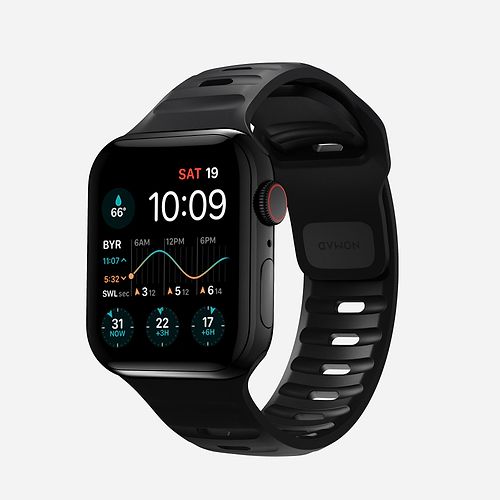 NOMAD - Waterproof Sport Band for Apple Watch / Black	