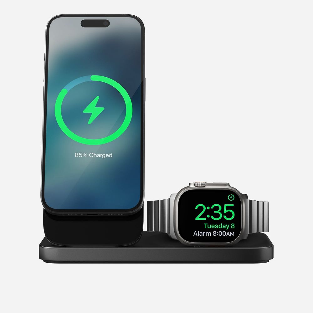 NOMAD - Stand One Max 3-in-1 Charging Hub / Carbide