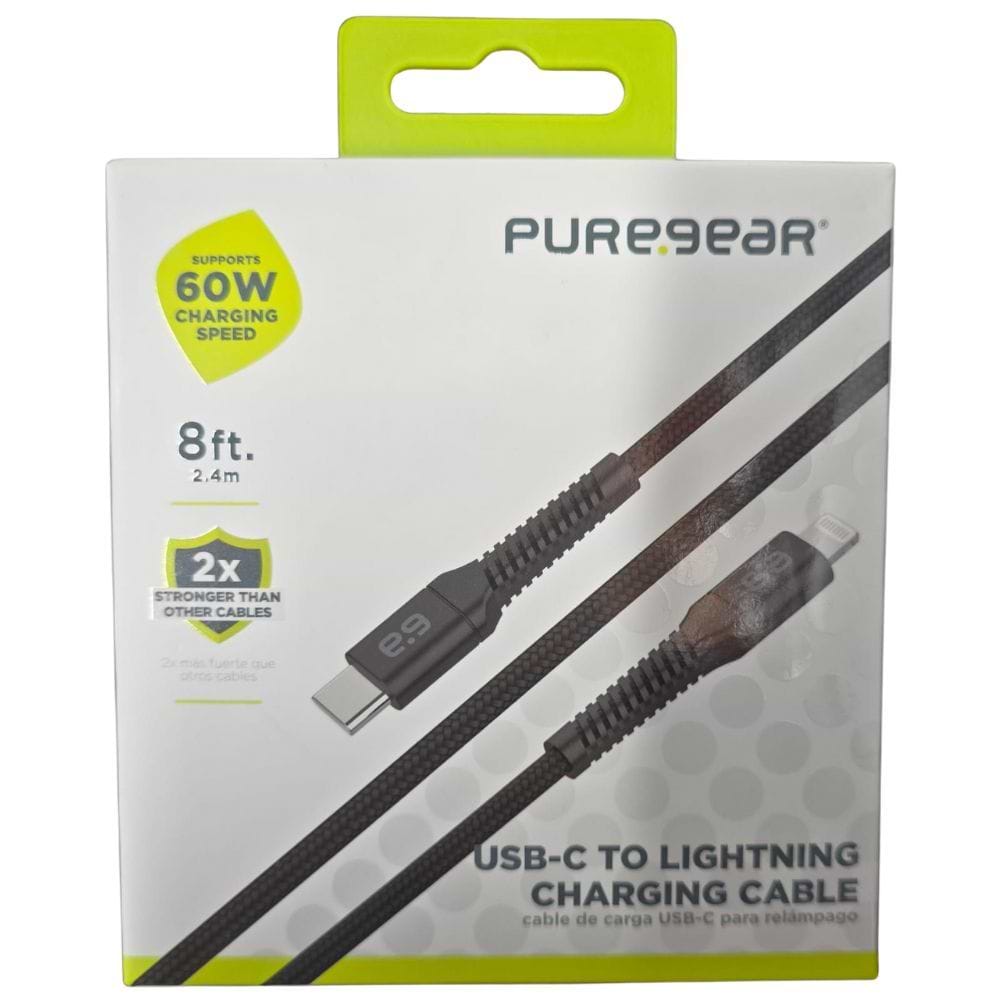 PureGear - USB-C to Lightning Cable (2.4m) 