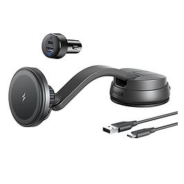 Anker - MagGo Magnetic Wireless Charger  / Black