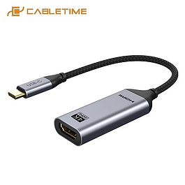 Cable Time - USB-C to HDMI Adapter 4K/60Hz (20cm) / Silver