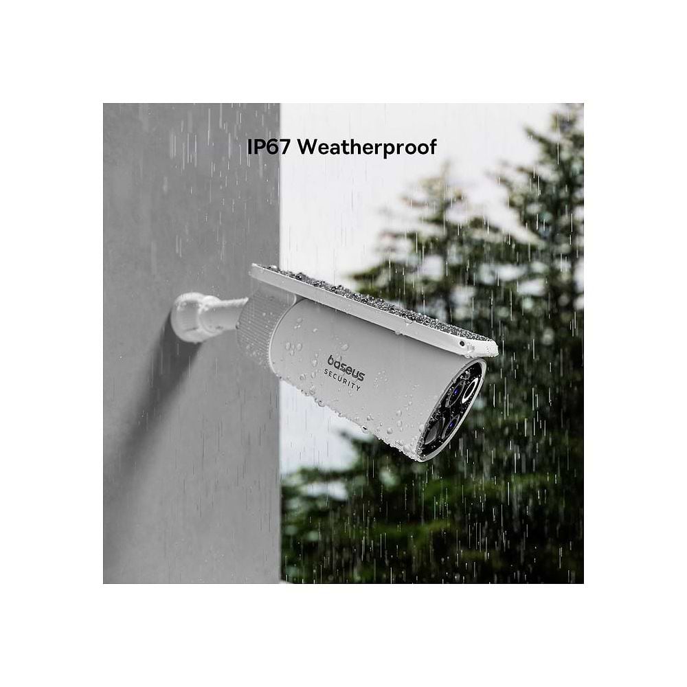 Baseus - Security S1 Pro Outdoor Dual Camera 3K (2 Pack Kit) / White