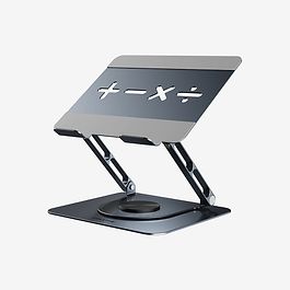 Cable Time - X 360 Rotatable Laptop Stand / Silver