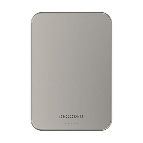 Decoded - Ultra Slim Qi2 PowerBank 10000mAh / Titanium