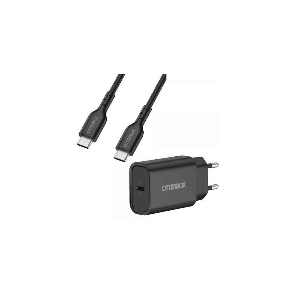 OtterBox - 30W Power Adapter with USB-C Cable (1m) / Black 