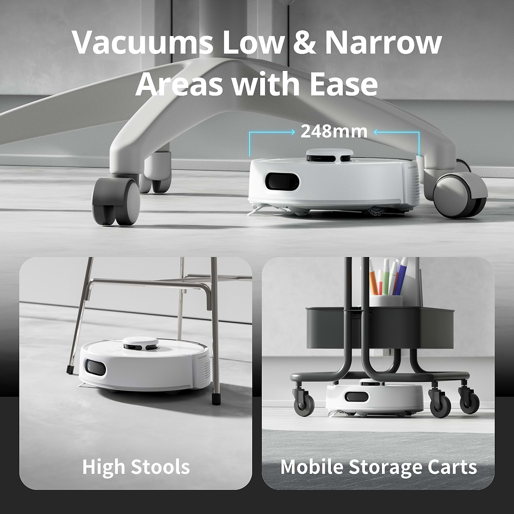 SwitchBot - Mini Robot Vacuum K10+ Pro / White