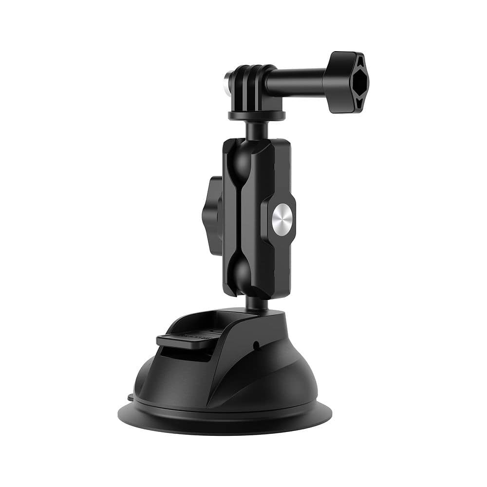 Telesin - Action Camera Suction Cup Mount with Phone Clip / Black