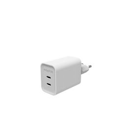 mophie - 70W Power Adapter (2 USB-C Ports) / White