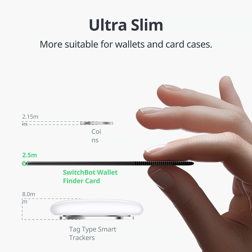 SwitchBot - Wallet Finder Card / Black