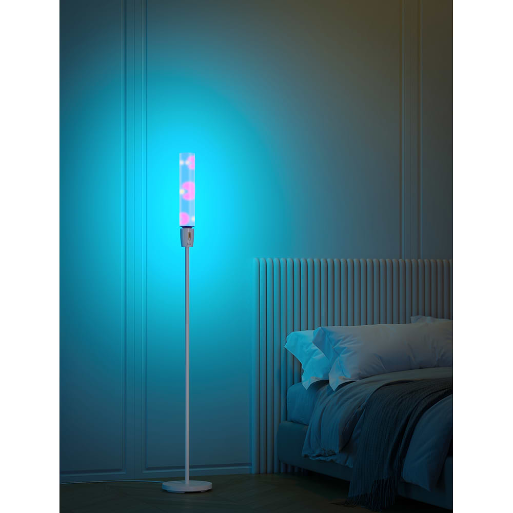 Govee - RGBICWW Cylinder Corner Floor Lamp / White