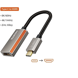 Cable Time - USB-C to HDMI Adapter 8K/60Hz (20cm) / Black